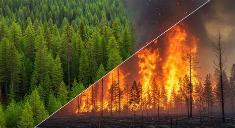 Frequent wildfires are turning forests from carbon sinks into super‑emitters