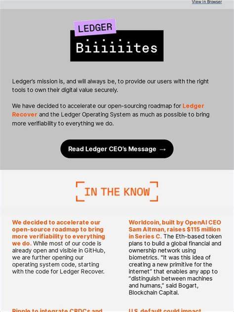 A Message From Pascal Gauthier, Chairman & CEO of Ledger - Ledger