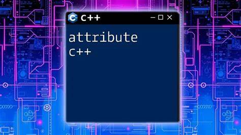 The Ignorability of Attributes in C++