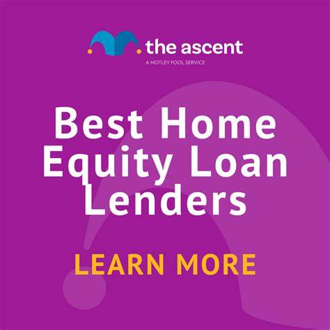 Best home equity loan lenders this month