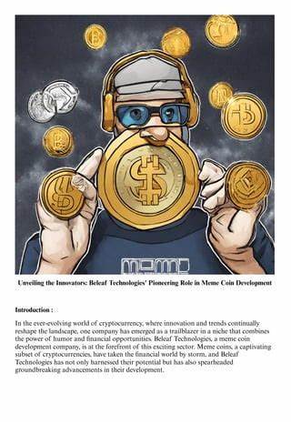 Musk It Meme Coin: Pioneering the Future of Cryptocurrency and Innovation - TechBullion