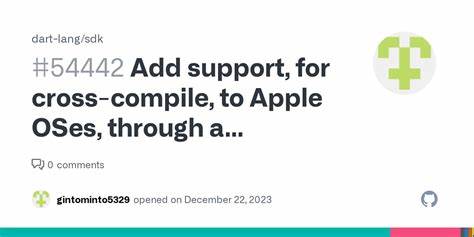 Dart added support for cross-compilation