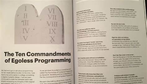 The Ten Commandments of Egoless Programming (2006)