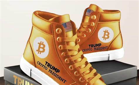 Donald Trump selling Bitcoin Sneakers after keynote speech at Bitcoin 2024 - The Block