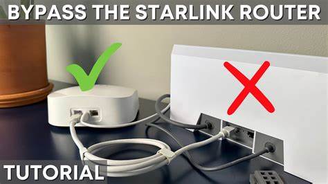 How to modify Starlink Mini to run without the built-in WiFi router