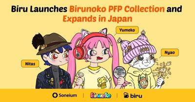 Lootex: Biru Launches Birunoko PFP Collection and Expands in Japan with Soneium Collaboration