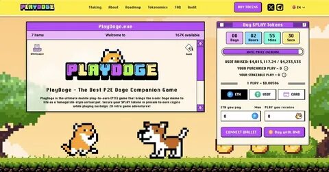 New Play to Earn Meme Coin PlayDoge Raises $200,000 in Presale, Can it Challenge Floki Inu? - Cryptonews