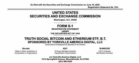 Donald Trump's Truth Social Files for Dual Bitcoin and Ether ETF