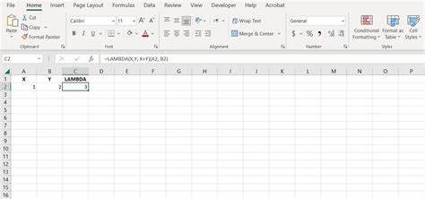 Lisp in your Excel sheet via lambda