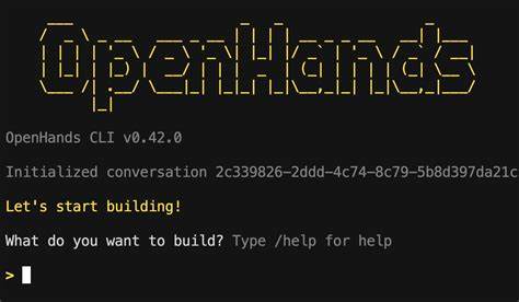 The OpenHands CLI