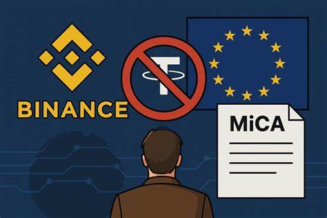 Binance ends Tether USDT trading in Europe to comply with MiCA rules