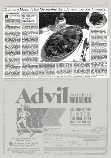 Culinary Ocean that Separates the US and Europe: innards (1993)