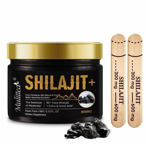 Pure Himalayan Shilajit Resin Free Spoon