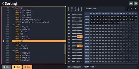 Open Source Web IDE for Assembly RISC-V, M68K, x86, MIPS