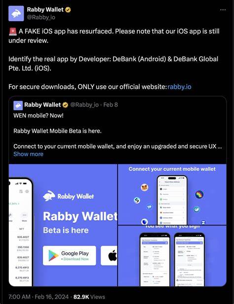 Fake Rabby Wallet Approved on App Store Before Real One - CryptoPotato