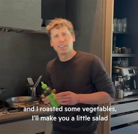 Three things we learned about Sam Altman by scoping his kitchen