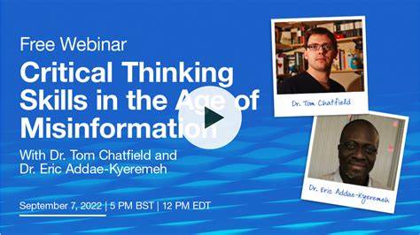 Fostering critical thinking to combat misinformation