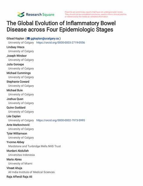 Global evolution of inflammatory bowel disease across epidemiologic stages