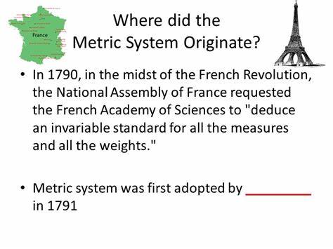 The metre originated in the French Revolution